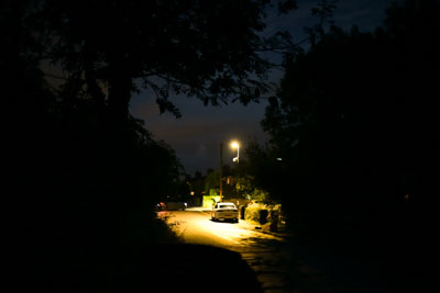 Car under Street Lamp