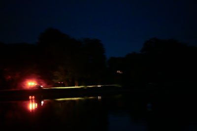 Emergency Vehicle over Lake